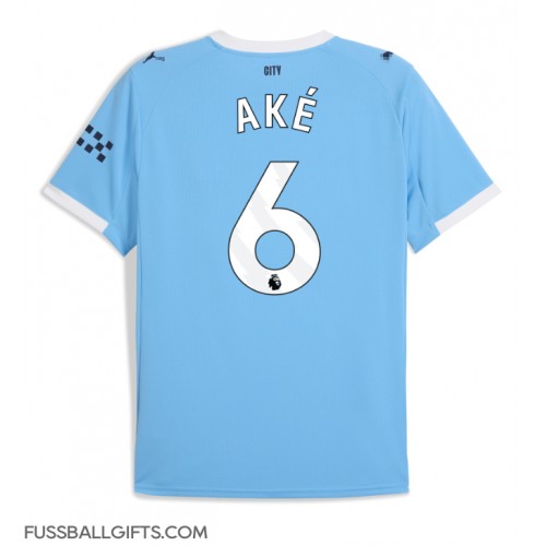 Manchester City Nathan Ake #6 Fußballbekleidung Heimtrikot 2025-26 Kurzarm